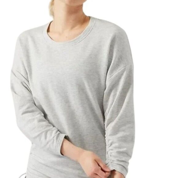 Athleta Tops - Athleta Lombard Ruched Sweatshirt